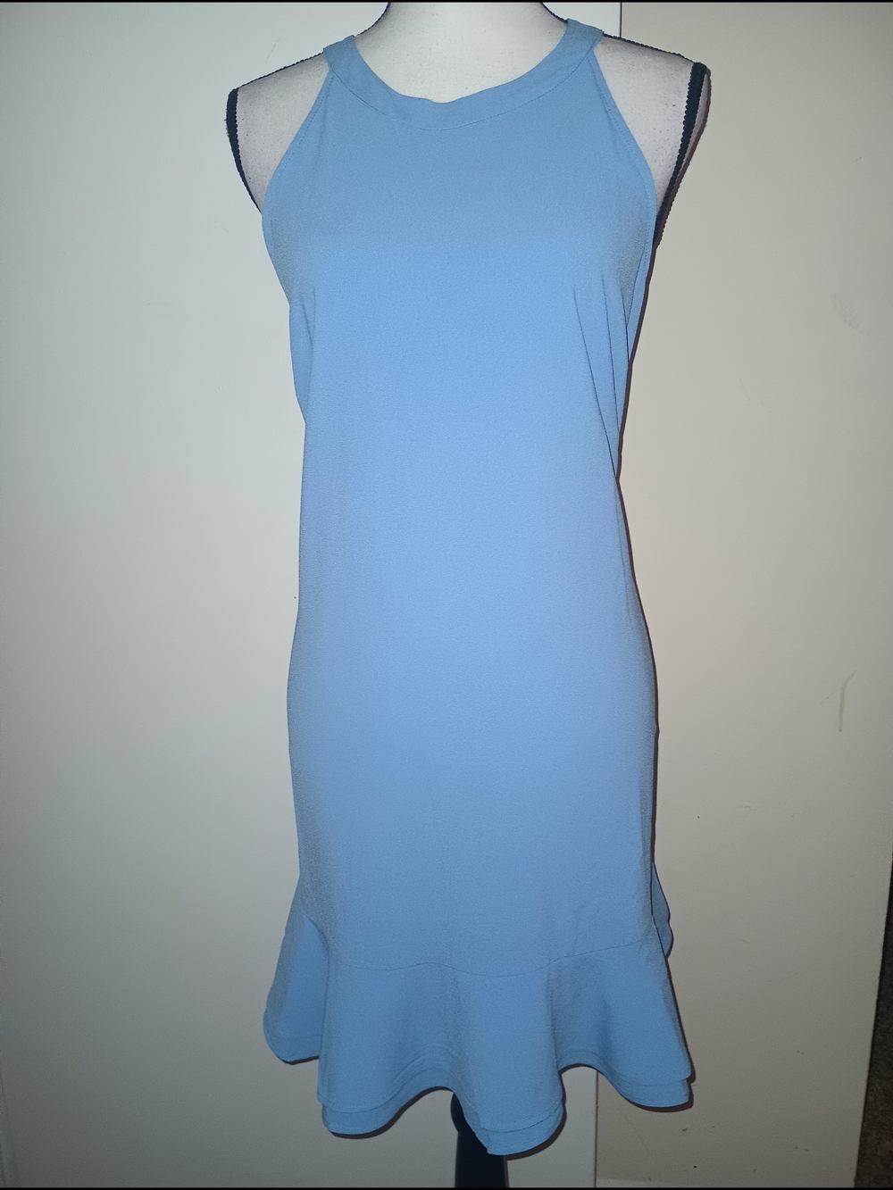 Mud Pie Light Blue Stretch Dress SZL(14-16)